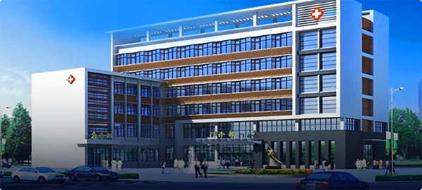 医院应用场景，呈现患者使用导览查找科室的画面